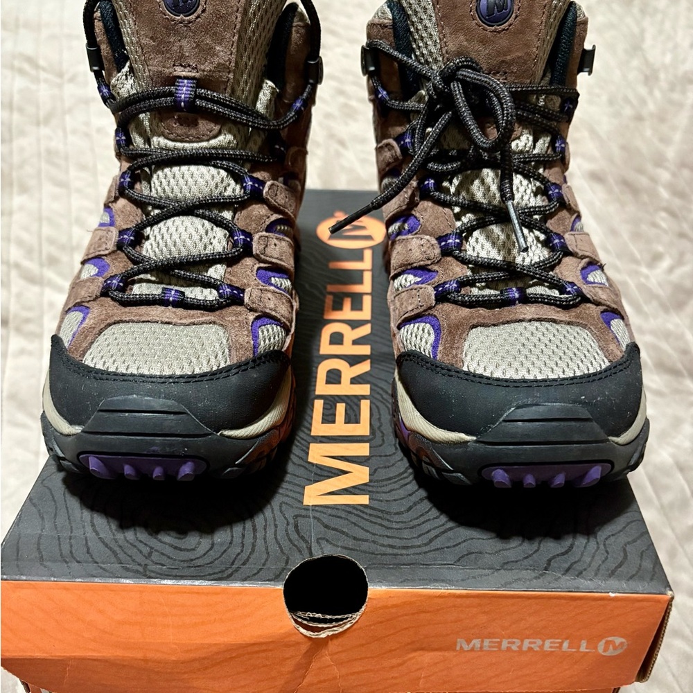 Merrell Men's Brown and Purple Athletic Shoes OR BEST OFFER - Picture 3 of 10